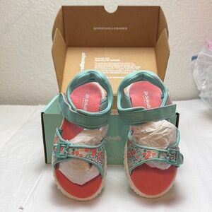 Dr. Scholl's Kids' Aqua and Coral Sandals